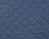 Denim Quilt - Blue Plain Quilted Cotton Dress Fabric fabric, undefined