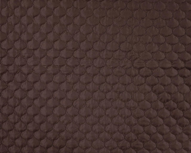 Pebble Quilt Brown Plain Water Repellent Fabric fabric