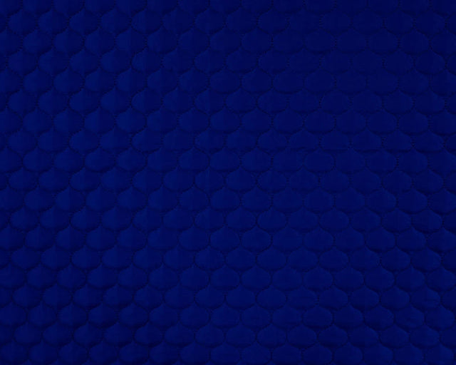 Pebble Quilt - Royal Plain Water Repellent Fabric fabric