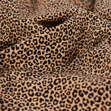 Pocket Panther Coral Animal Print Knitted Cotton Jersey 200gsm Dress Fabric CU