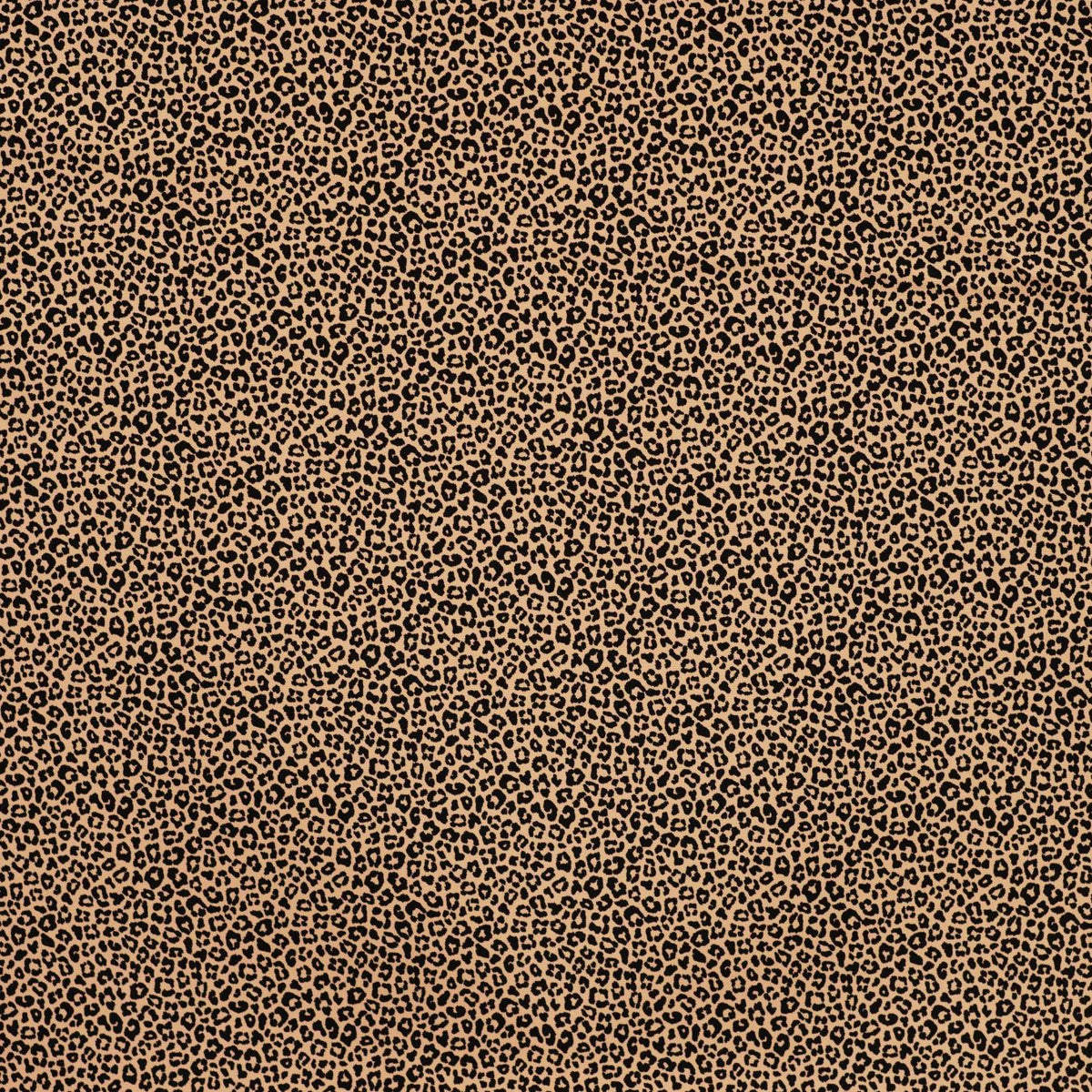 Pocket Panther Coral Animal Print Knitted Cotton Jersey 200gsm Dress Fabric Flat