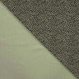 Pocket Panther Khaki Animal Print Knitted Cotton Jersey 200gsm Dress Fabric Fold