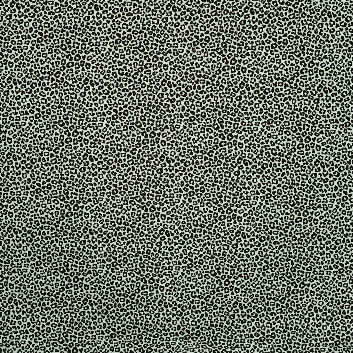 Pocket Panther Mint Animal Print Knitted Cotton Jersey 200gsm Dress Fabric Flat