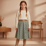 Pocket Panther Mint Animal Print Knitted Cotton Jersey 200gsm Dress Fabric Skirt