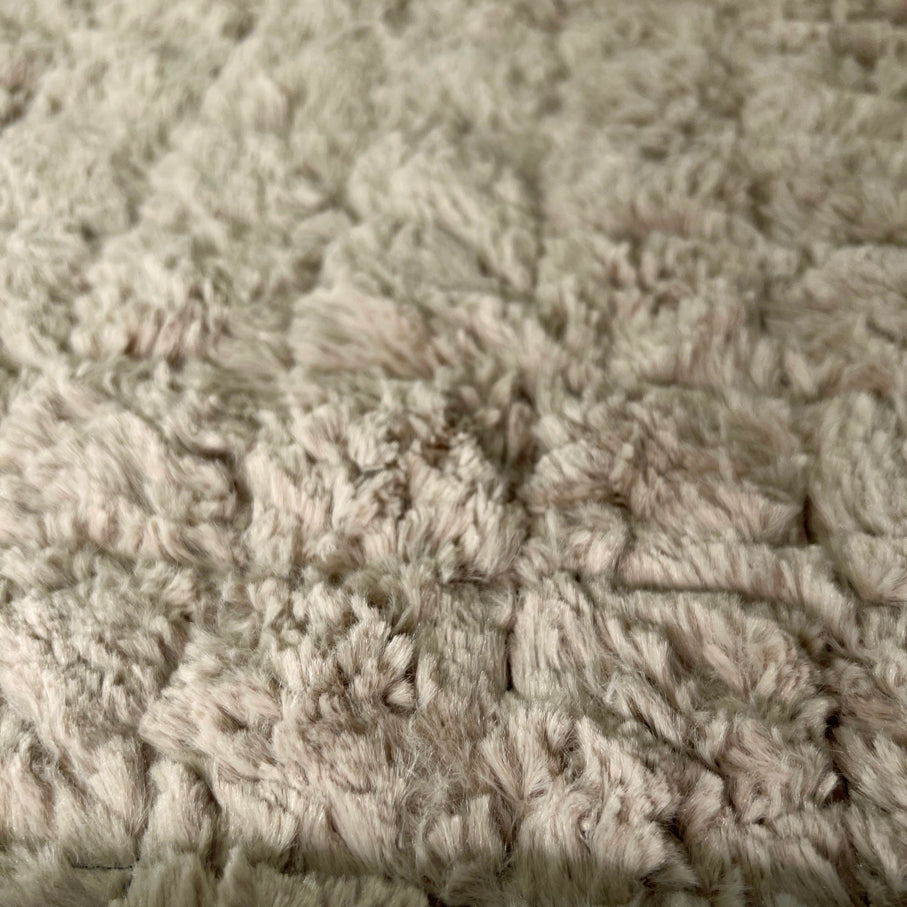 Valkyrie Polyester 2oz Wadded Blue Green Check Quilting Fur Lined
