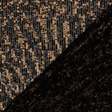 Polyester Elastane Net Fabric Bronzed Glitz Cascading Sequins Fold
