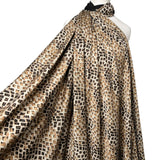 Ponte Roma Basilisk Olive Snake Print Jersey Fabric Mannequin