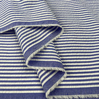 Seersucker - Henley - Blue