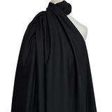 Black British Wool Deadstock Suiting Dress Fabric Sackville Street Mannequin