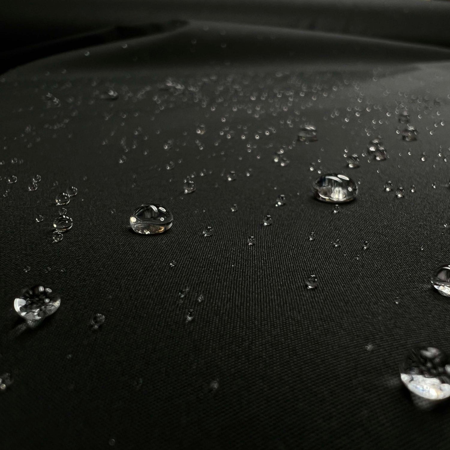 Sailaway Black Cotton Italian Waterproof Coating Fabric CU Splash
