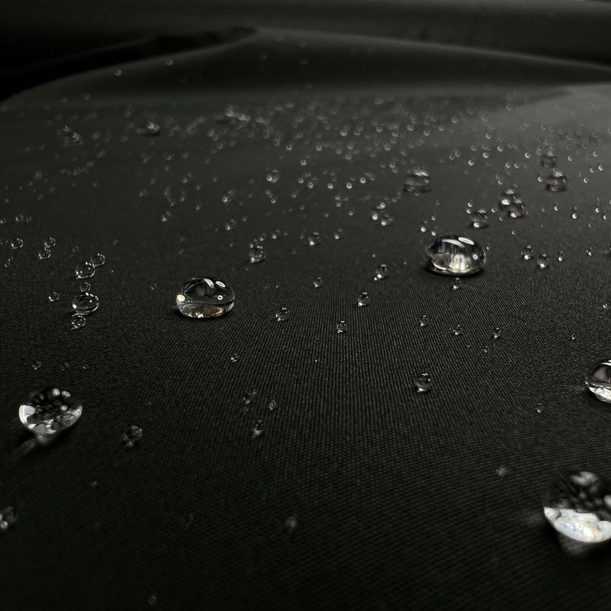 Sailaway Black Cotton Italian Waterproof Coating Fabric CU Splash
