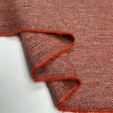 Saltaire Wool Coral British Yorkshire Woven Marl Jacketing Fabric Fold