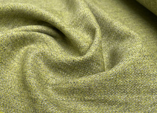 Saltaire Wool Lime British Yorkshire Woven Marl Jacketing Fabric CU