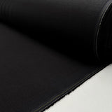 Signature Linen Black Plain Woven Dress Fabric Roll