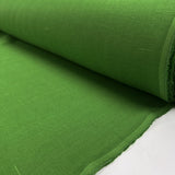 Signature Linen Green Plain Woven Dress Fabric Roll