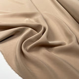 Silk Crepe De Chine 16 Momme Nude Ex Designer Italian Deadstock Fabric CU