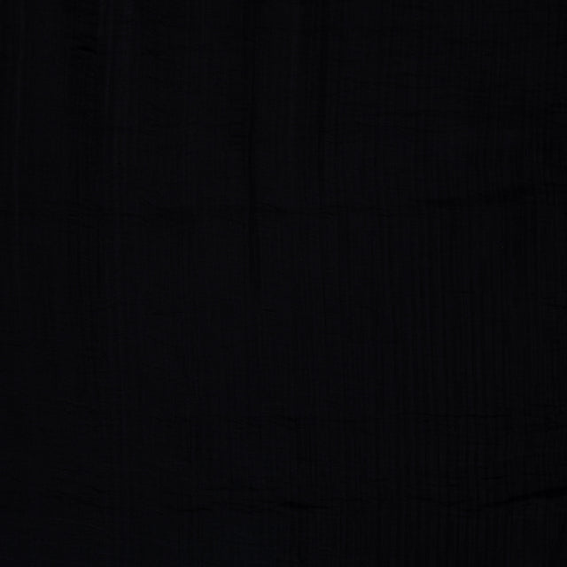 Tencel Ripple Black Silky Smooth Woven Dress Fabric fabric, undefined