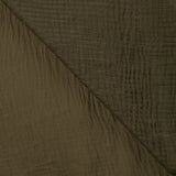 Tencel Ripple Khaki Silky Smooth Woven Dress Fabric fabric, folded