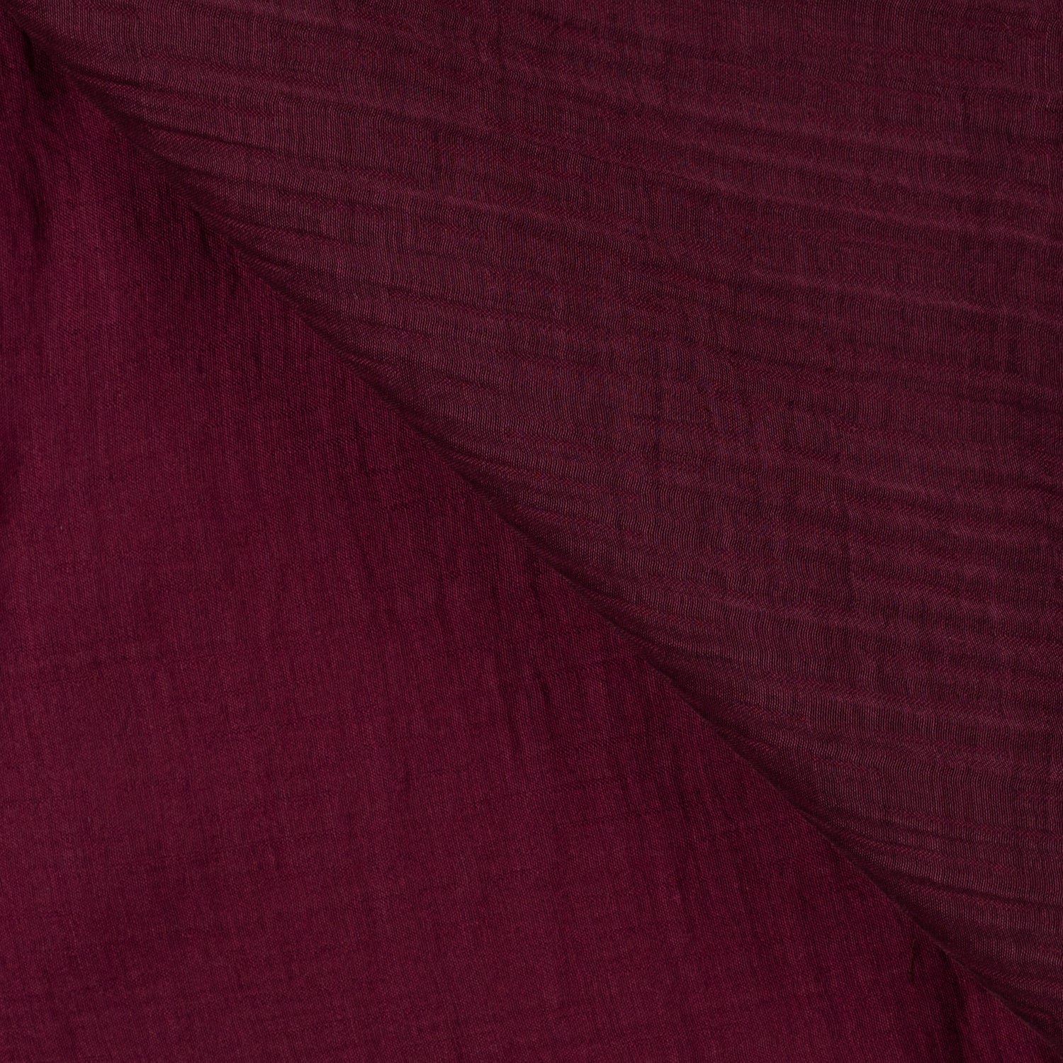 Tencel Ripple Wine Silky Smooth Woven Dress Fabric fabric, folded