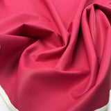 Soft Backed Faux Leather Pink Polyurethane Polyester Leatherette Textured Fabric CU