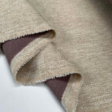 Soft Chenille Furnishing Sand Poly Fire Retardant Fabric Fold