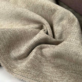 Soft Chenille Furnishing Taupe Poly Fire Retardant Fabric CU