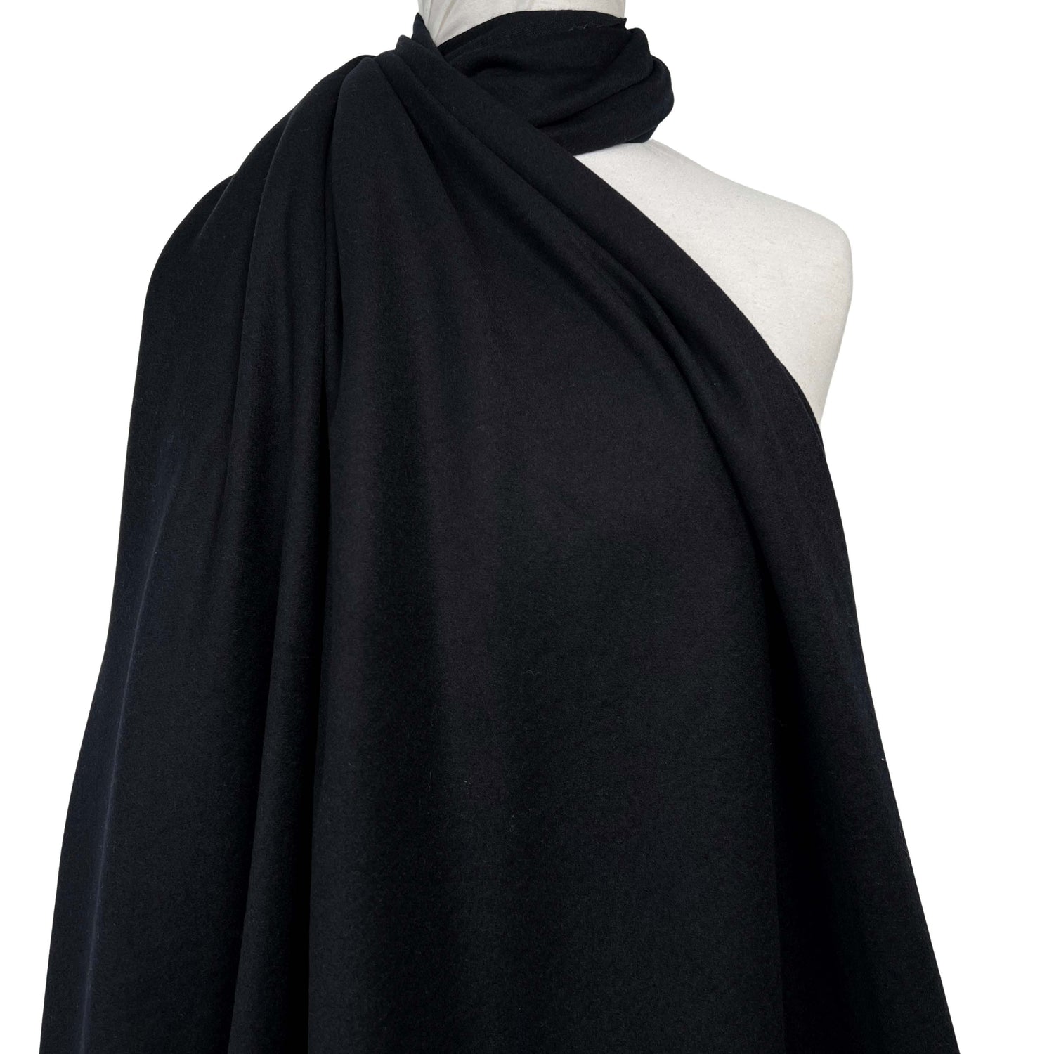 Soft Over The Mountain Polyester Wool British Deadstock Coating Fabric Mannequin
