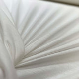Lightweight Off-White Cotton Jersey Dressmaking Fabric Specially Stretch