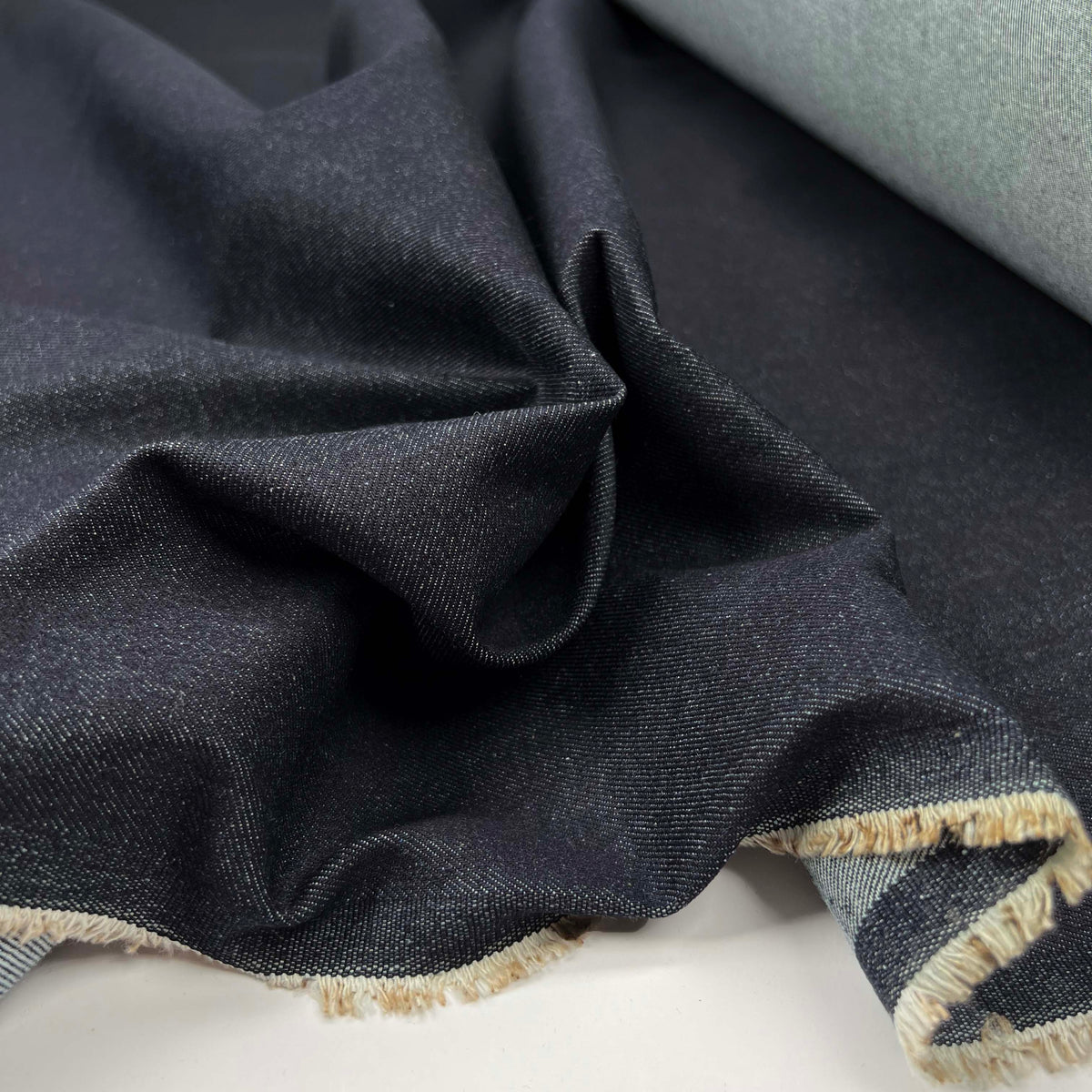 Standalone Special Cotton Lycra Stretch Woven Ex Designer Denim Jean Trouser Fabric CU