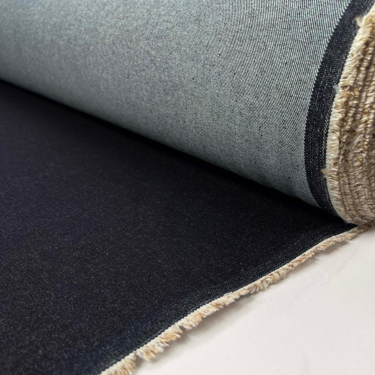 Standalone Special Cotton Lycra Stretch Woven Ex Designer Denim Jean Trouser Fabric roll