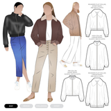 Style Arc - Sid Bomber Jacket Pattern