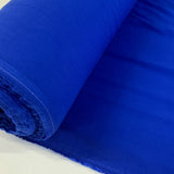 Plain Blue Viscose Dress Fabric Super Drape Royal Roll