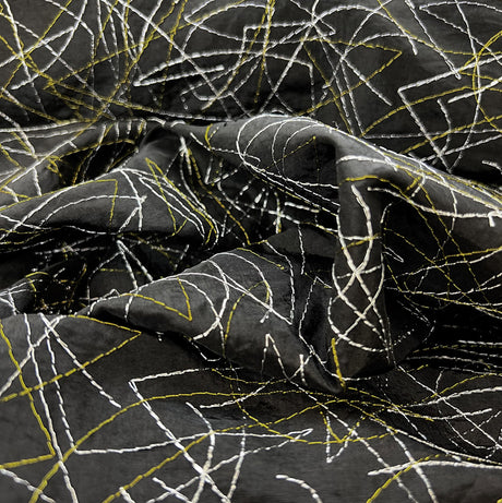 Stitched & Embroidered Fabric