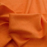 Tangerine Viscose Lycra Orange Knit Jersey Fabric CU