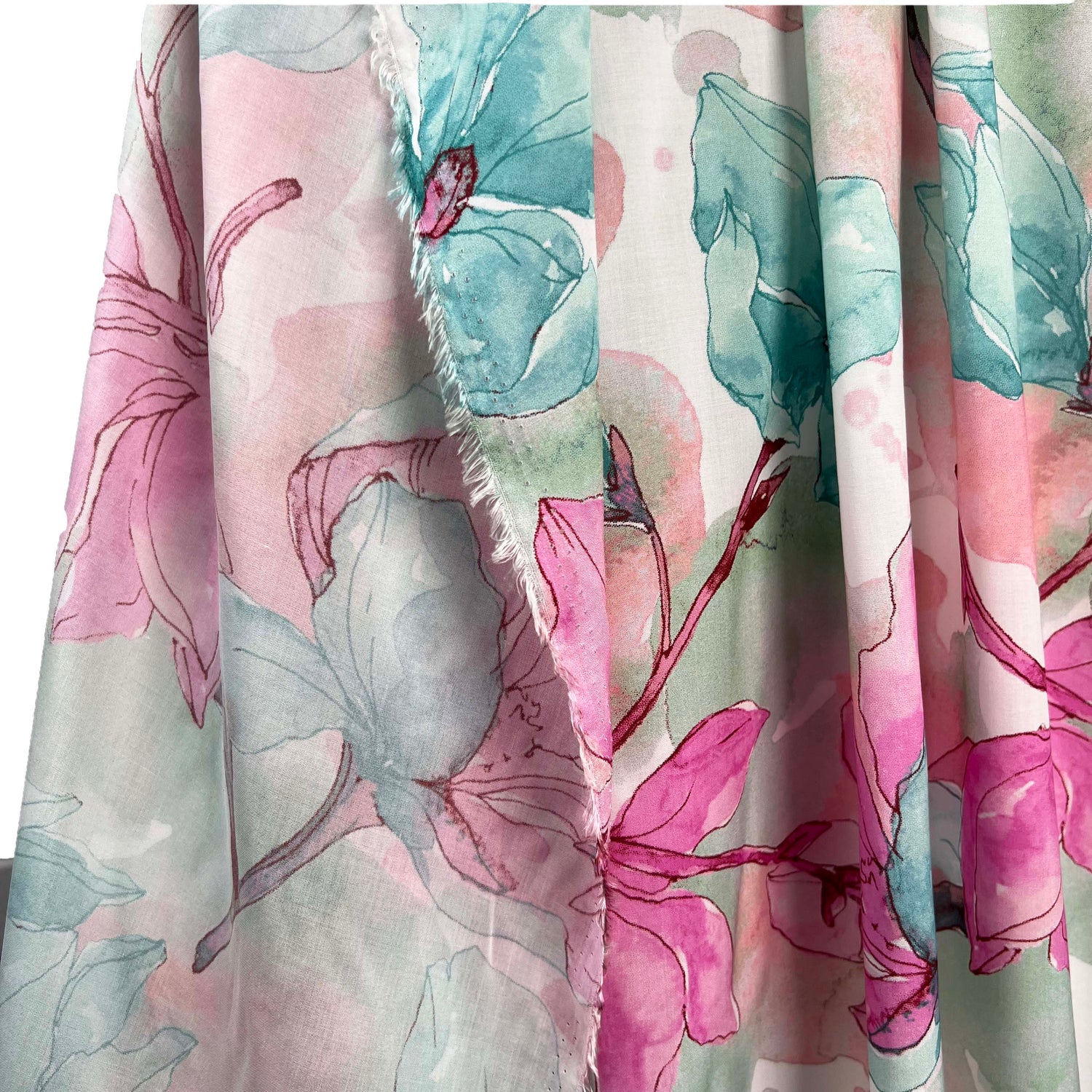 Tencel - Floral Watercolour