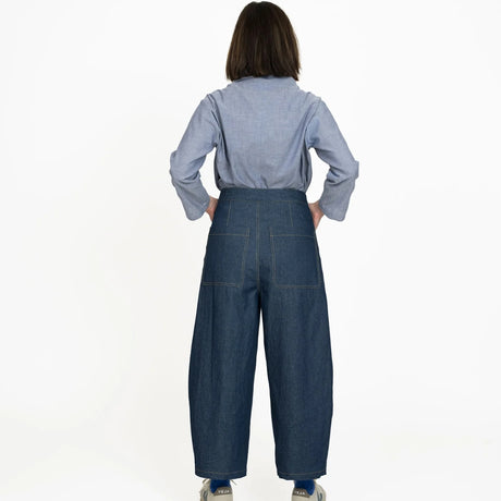 The Assembly Line - Barrel Leg Trousers Pattern Model 2