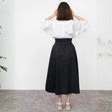 The Assembly Line - Elastic Waist Maxi Skirt Pattern Model 3