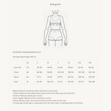 The Assembly Line - Elastic Waist Maxi Skirt Pattern Size Guide