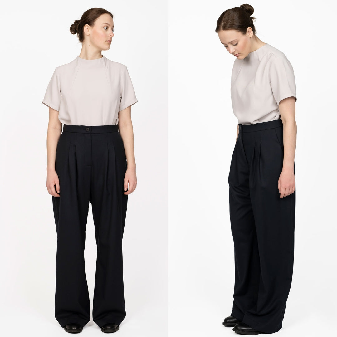 The Assembly Line - Funnel Neck Top Pattern Model 7