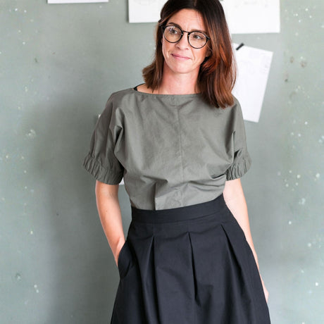 The Assembly Line - Three Pleat Skirt Pattern Model 2