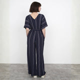 The Assembly Line - Wide-Leg Jumpsuit Pattern Model Back