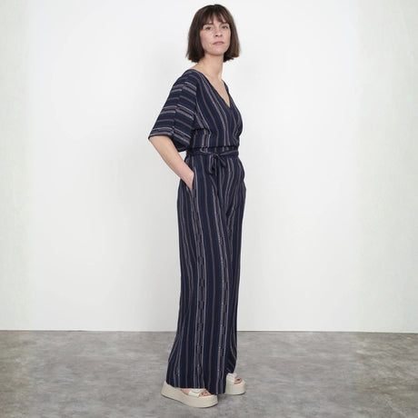 The Assembly Line - Wide-Leg Jumpsuit Pattern Model Side