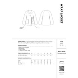 The Assembly Line - Wrap Jacket Pattern Measurements