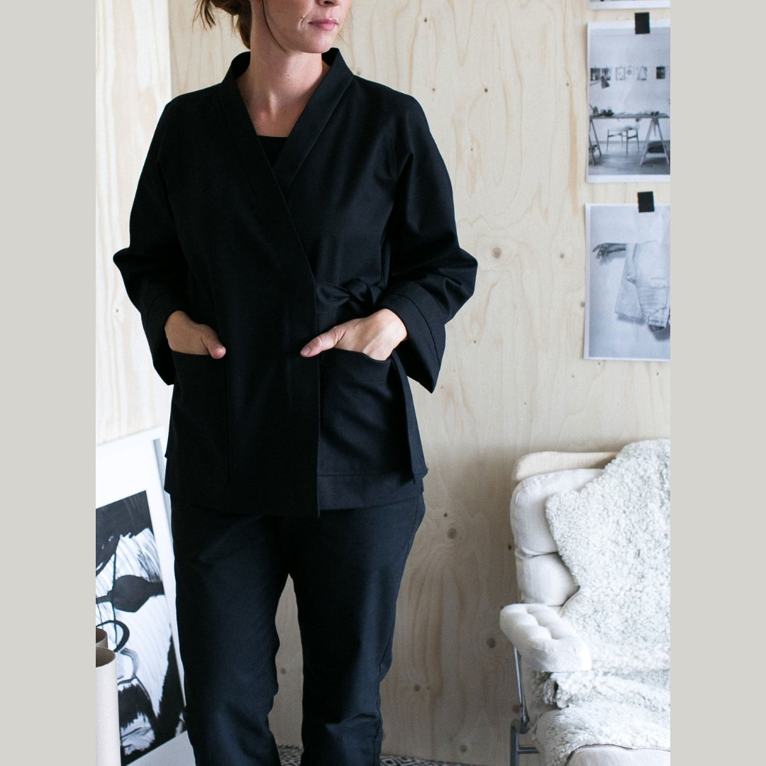 The Assembly Line - Wrap Jacket Pattern Model 1