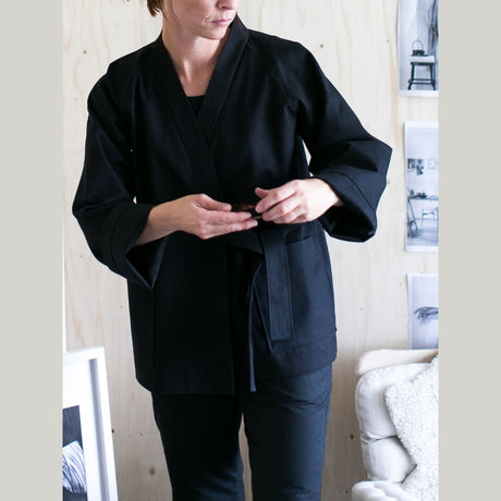 The Assembly Line - Wrap Jacket Pattern Model 2