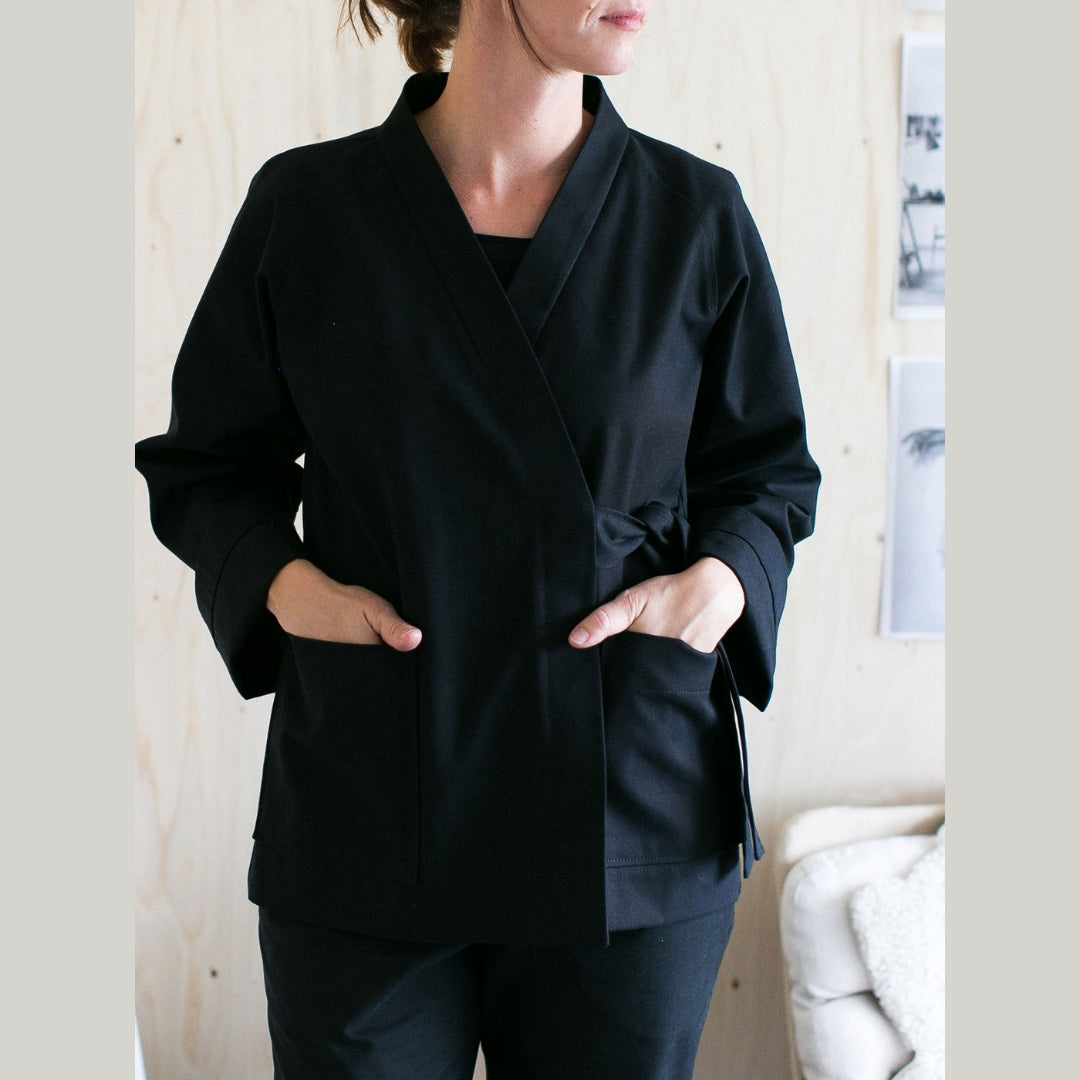 The Assembly Line - Wrap Jacket Pattern Model 6