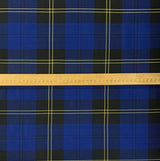 The Great Alexander Poly Wool Viscose Tartan Royal Fabric Ruler