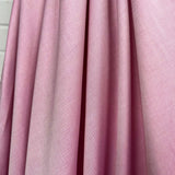 The Big Reveal Pink Plain Cotton Italian Chambray Fabric Hang CU