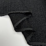 The Fine Stuff Cotton Black Grey Melange Check Shirting Fabric Fold