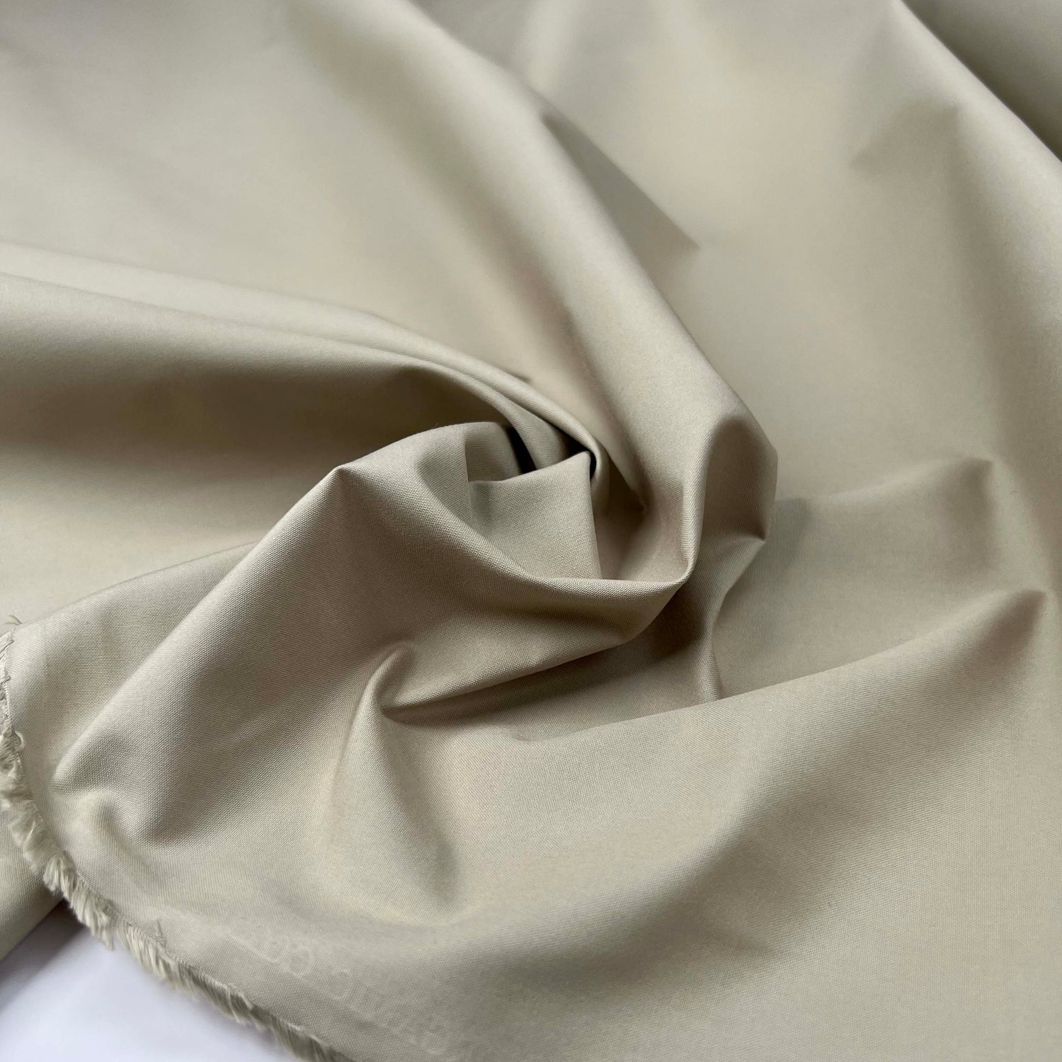 The Perfect Storm Shower Proof Cotton Beige Trouser Fabric CU